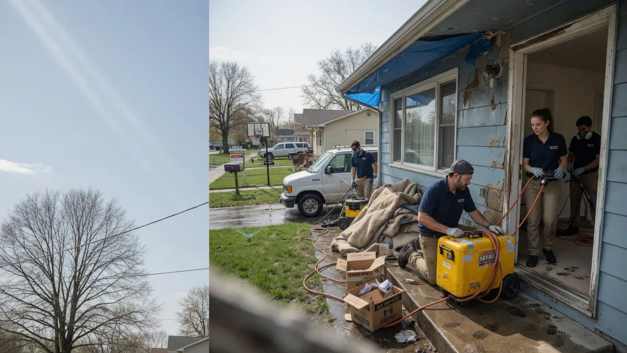 Basement Flood Cleanup in Huttonsville, WV near me
